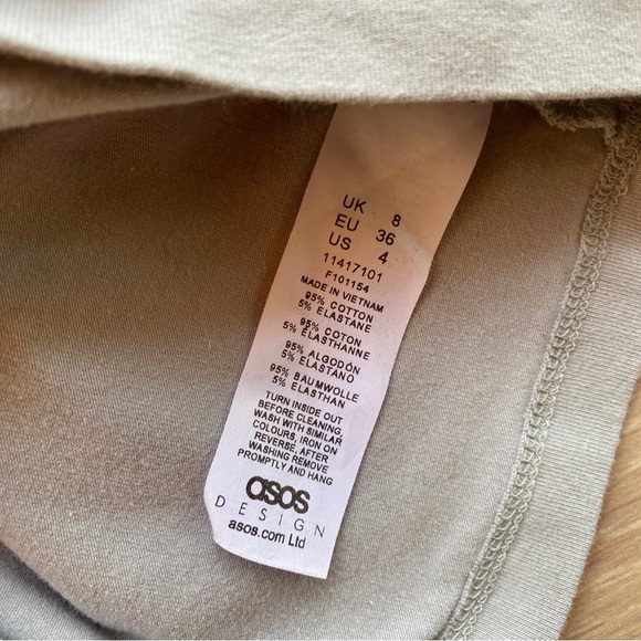 ASOS Design high neck super crop tank in mint Size US 4 - Picture 7 of 7